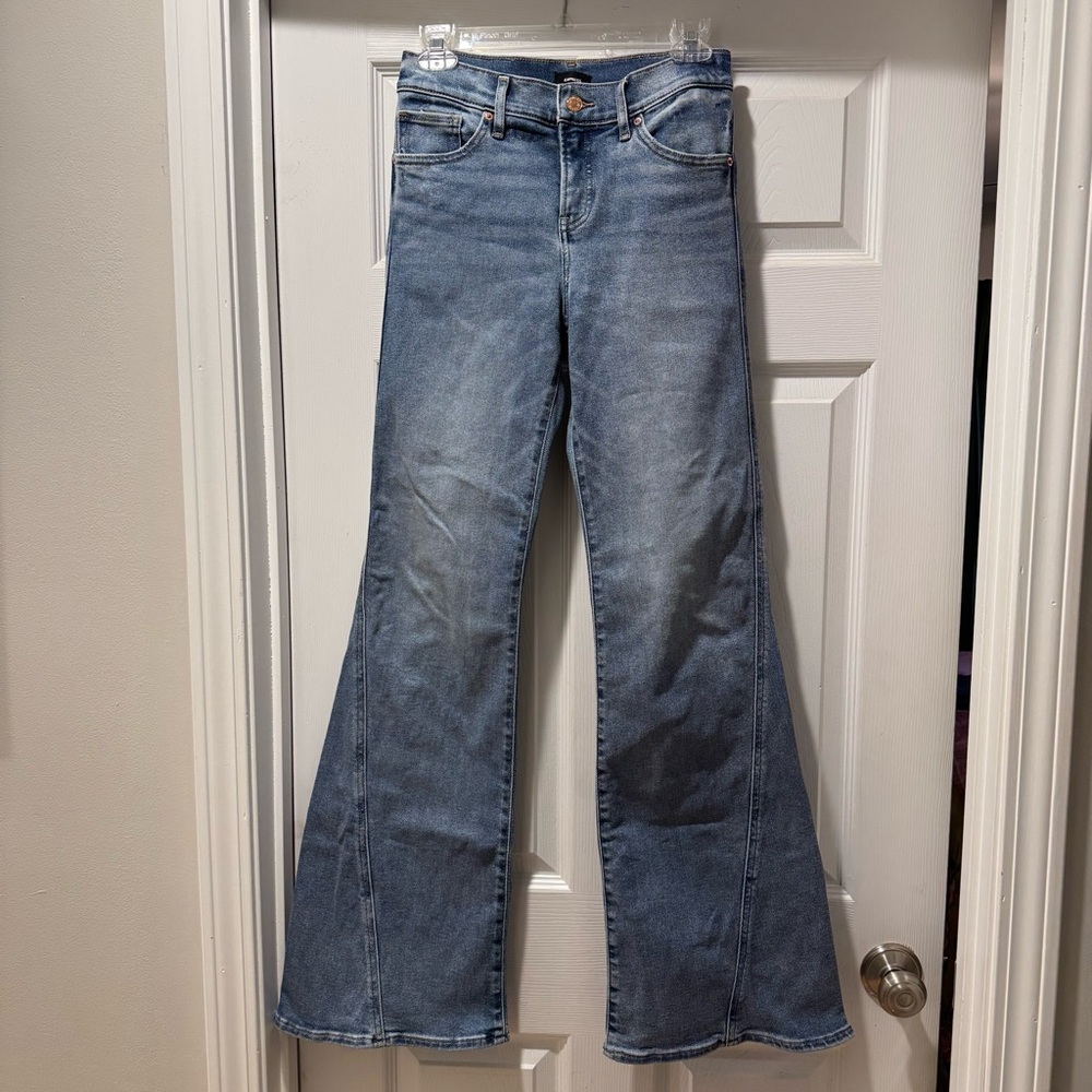 Express 70s Flare Mid Rise Jeans Size 2